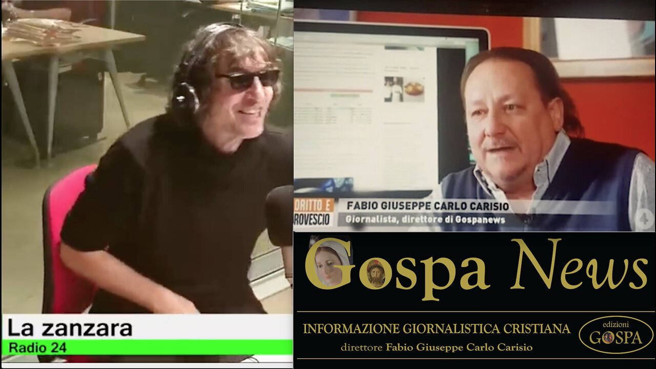 SARS-2 BIO-ARMA: GOSPA NEWS schiaccia LA ZANZARA! CARISIO vs CRUCIANI (e un altro...)