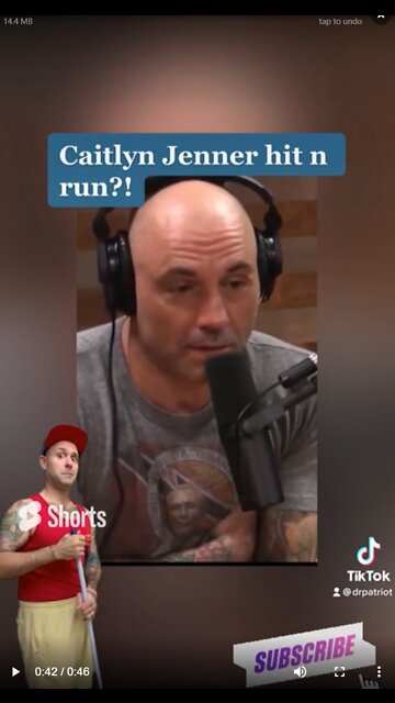 #Reaction to #joerogan talking about #caitlynjenner #hitandrun while I #sweep the floor. #shorts