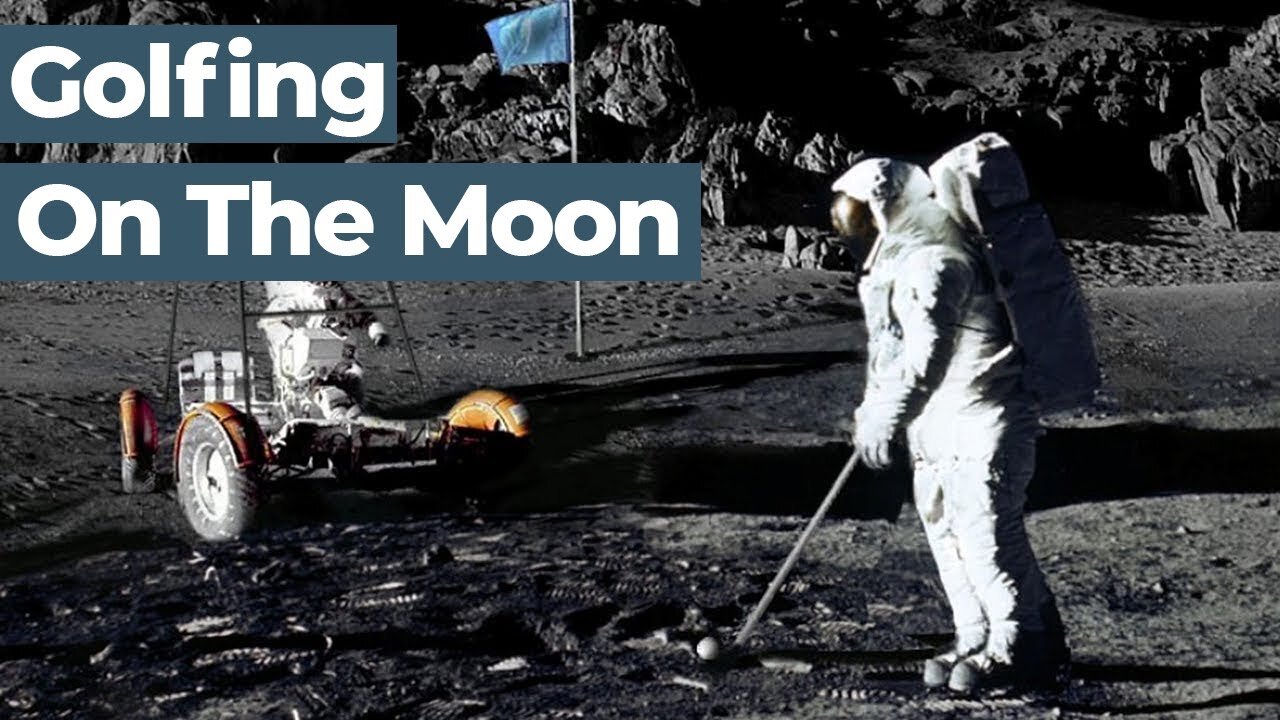 These Guys Played Golf on The Moon (Real Footage)