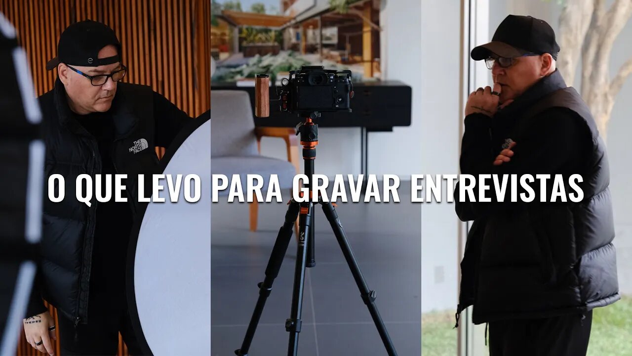 🎥 COMO GRAVAR UMA ENTREVISTA [Equipamentos que eu USO]