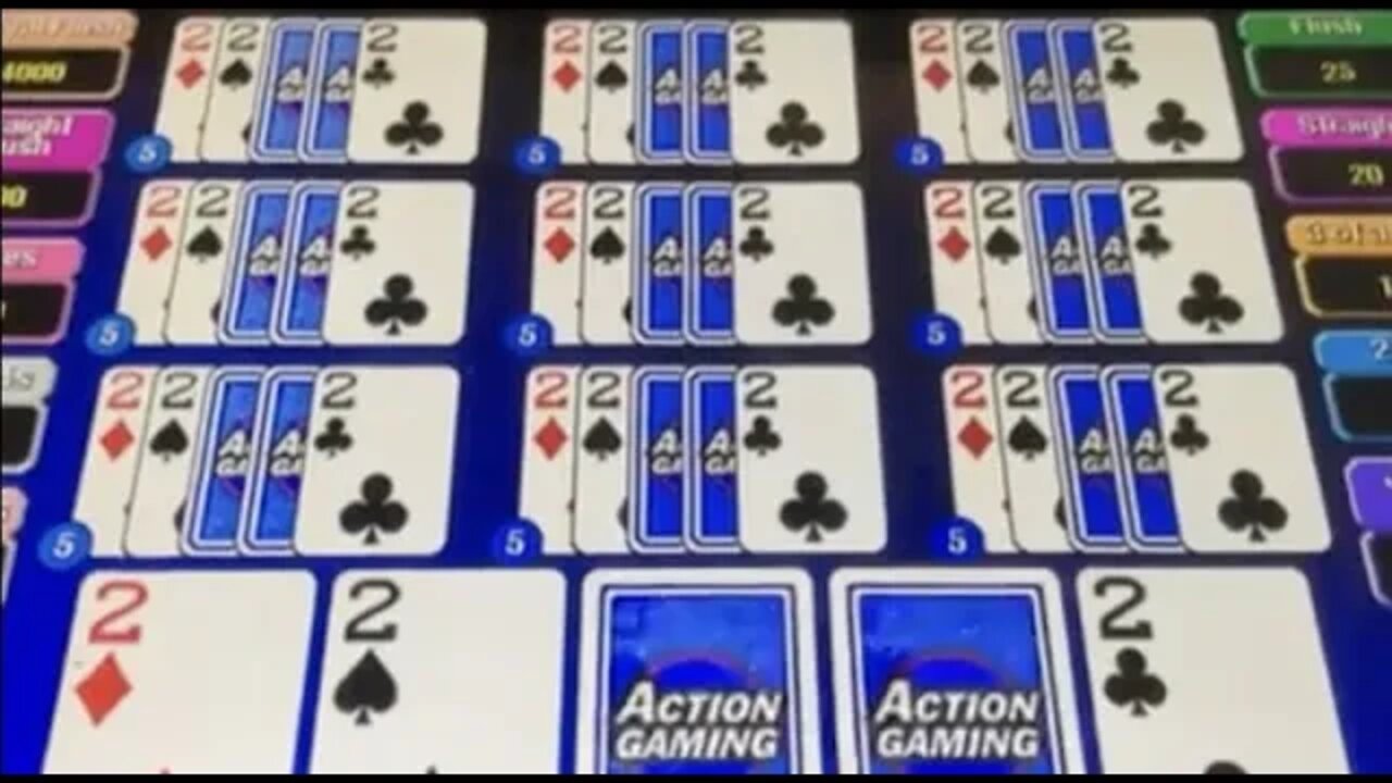 Deuce! #videopoker #lasvegas #quads