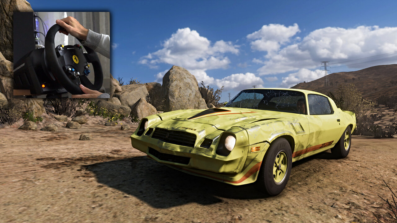 Rebuilding A Chevrolet Camaro Transformers - Forza Horizon 5 | Thrustmaster TS-PC Racer Gameplay
