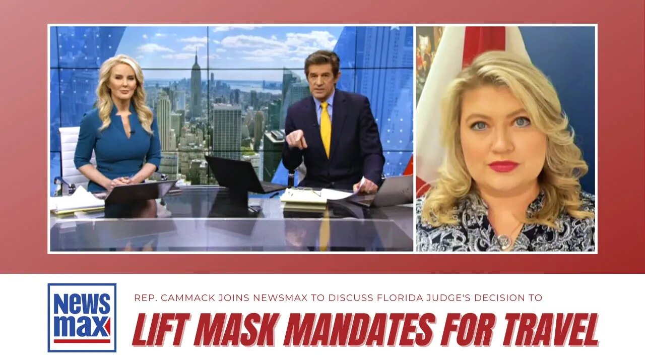 Rep. Cammack Joins Newsmax To Discuss Florida Judge's Lifting Of Federal Mask Mandate For Travel