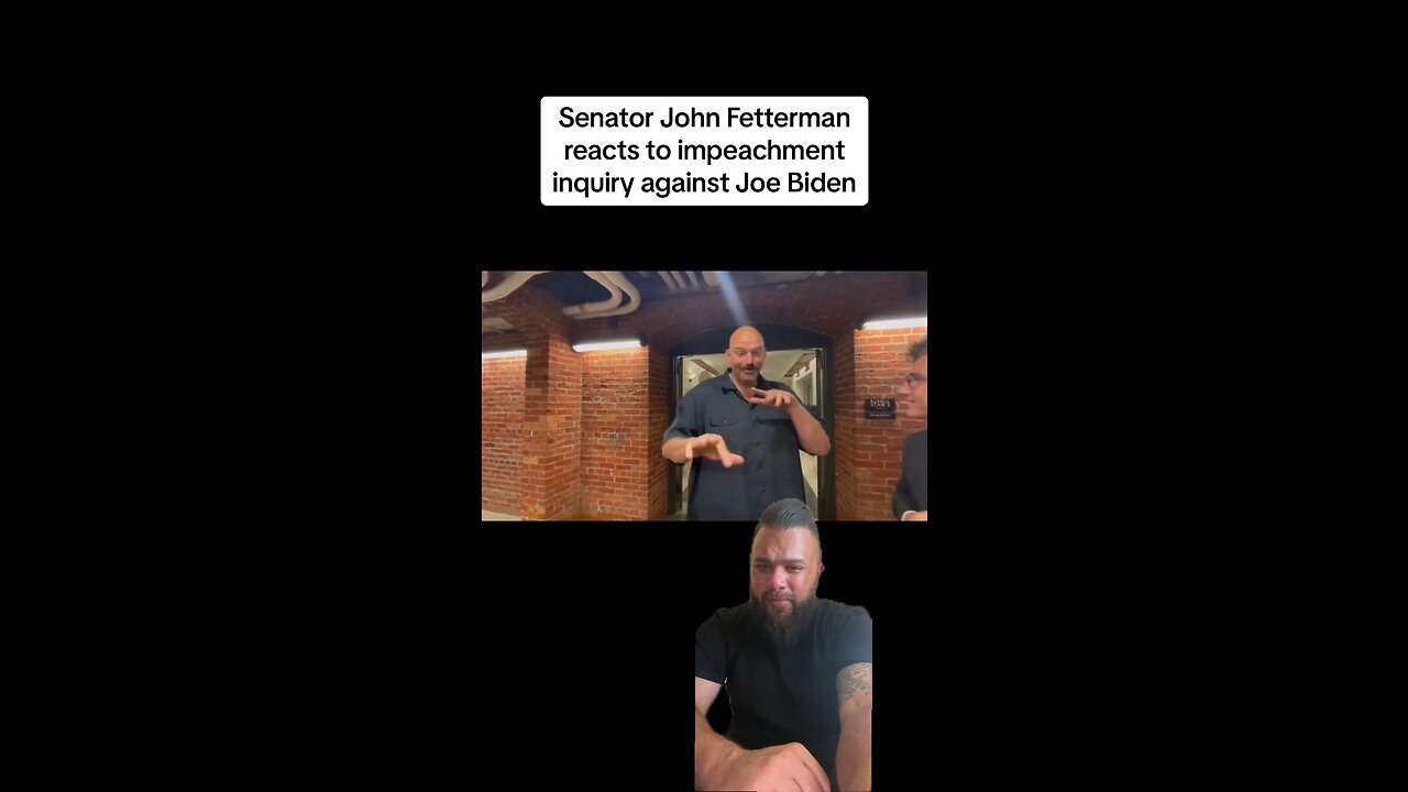 Senator John Fetterman's Bizarre Response to Biden Impeachment Inquiry