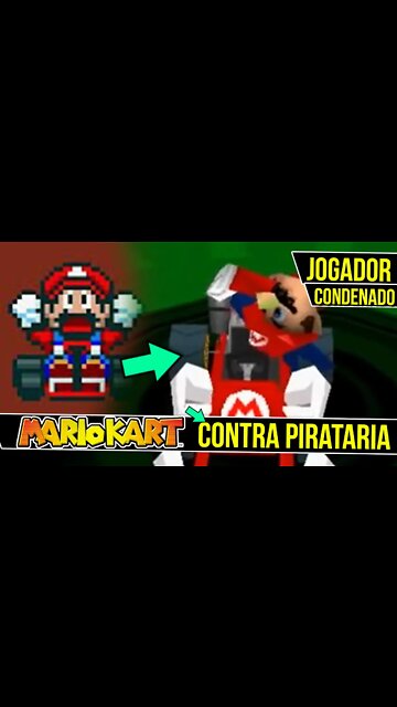 Telas Pertubadoras do Mario kart contra Pirataria #shorts
