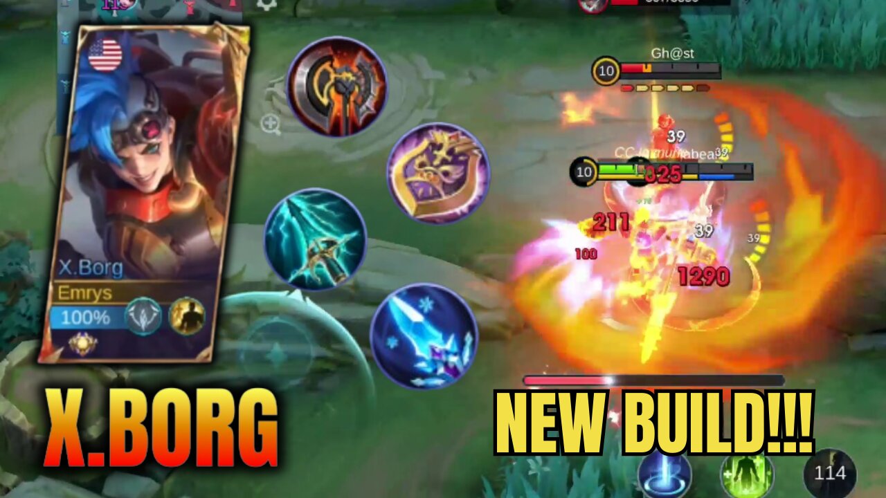 NEW ITEMS! NEW BUILD! Legend Ranked X.Borg