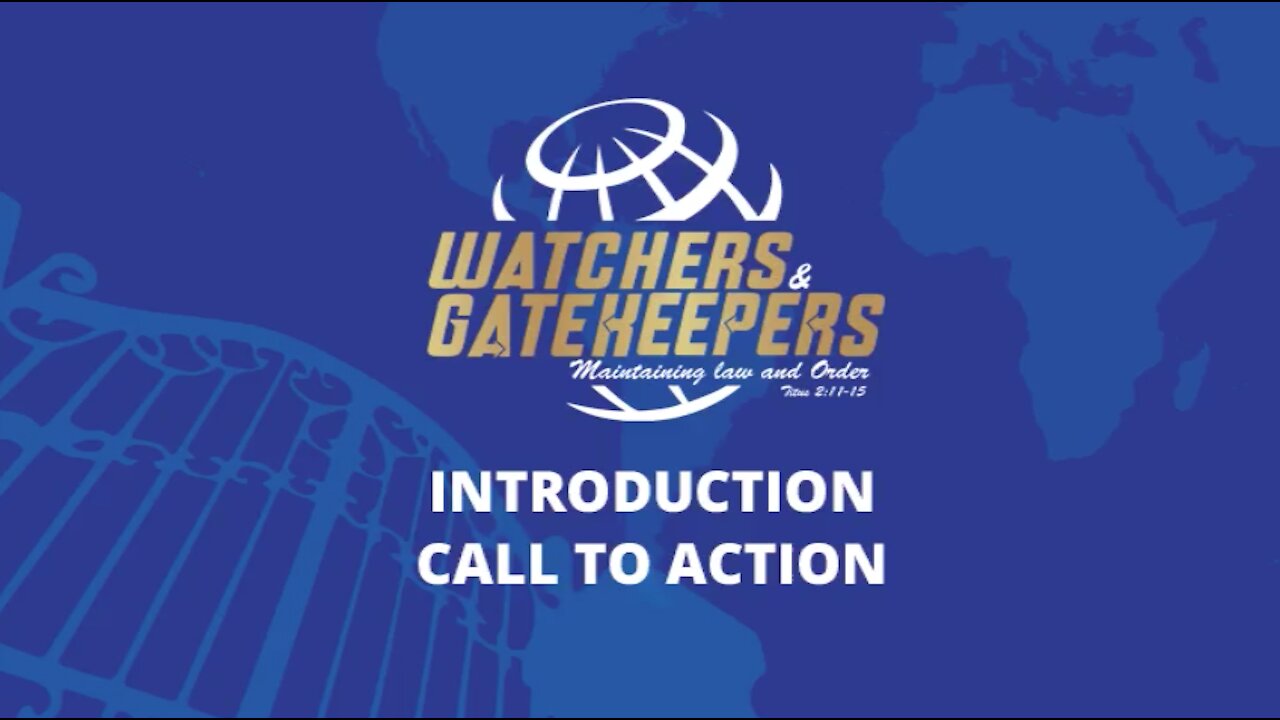 Watchers and Gatekeepers - Call to action