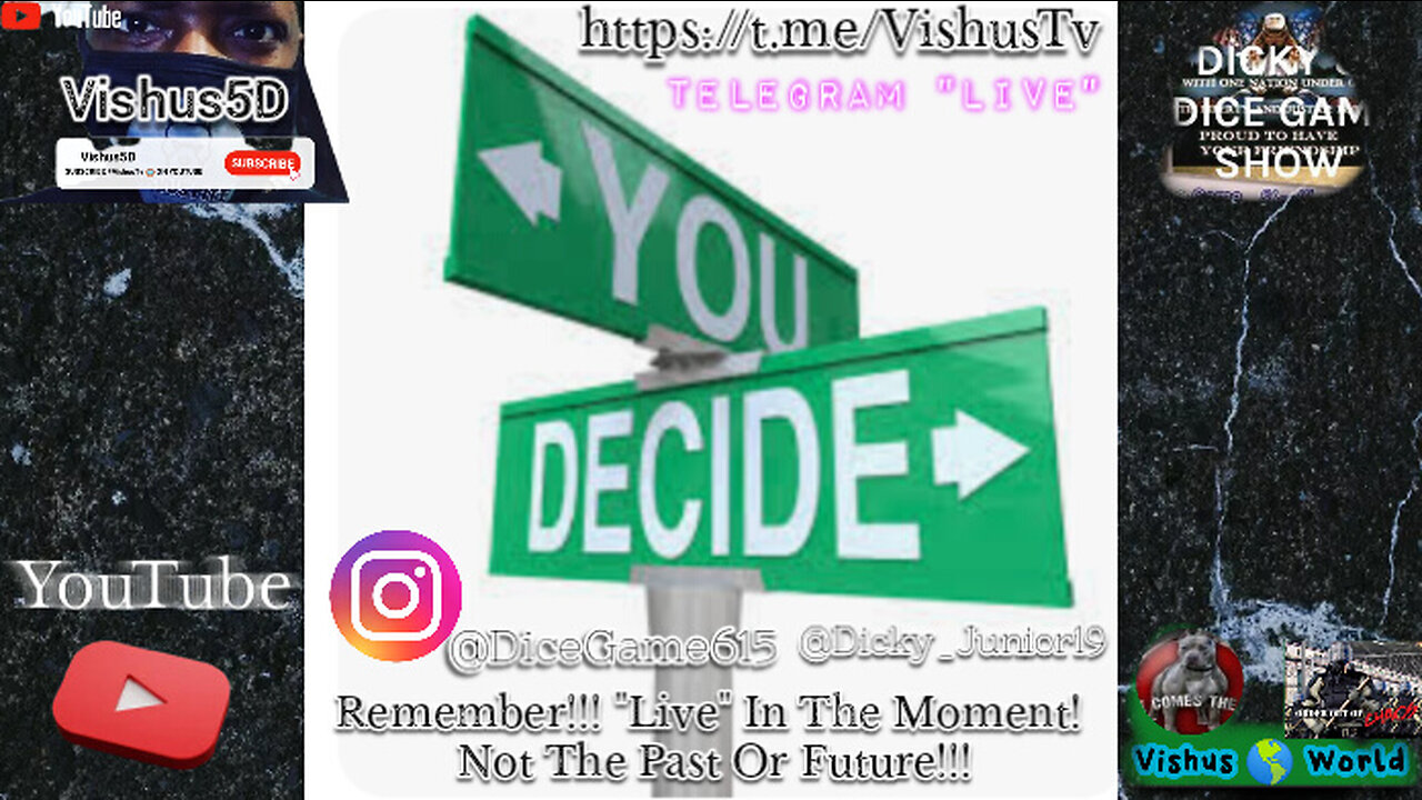 Remember!!! "Live" In The Moment! Not In The Past Or Future!!! #VishusTv 📺