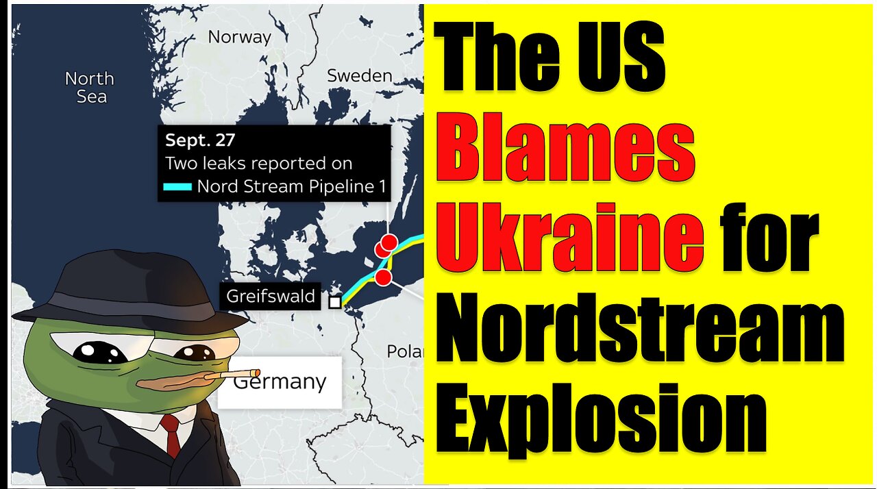 US Blames 'Some Ukrainian Guy' for Nordstream Bombing