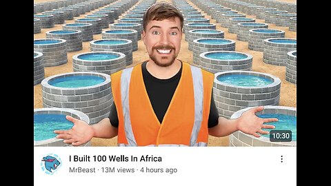 I built 100 Wells in africa