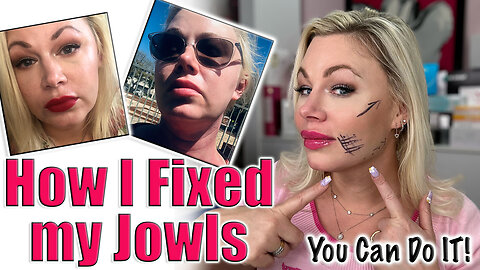 How I Fixed my Jowls, YOU Can Do it ! Code Jessica10 saves you Money at All Approved Vendors