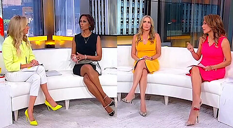 Kayleigh McEnany, Harris Faulkner, Cheryl Casone and Lili Gil Valletta Aug 21 2023