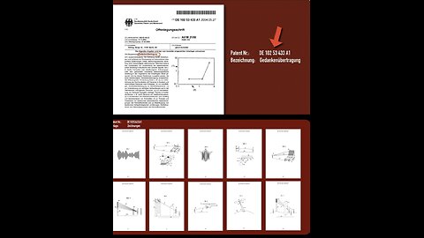 Mikrowellenwaffe als Gedankenübertragung getarnt - Deutsches Patentamt