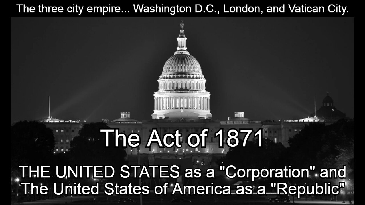 The Act of 1871 & The New Republic