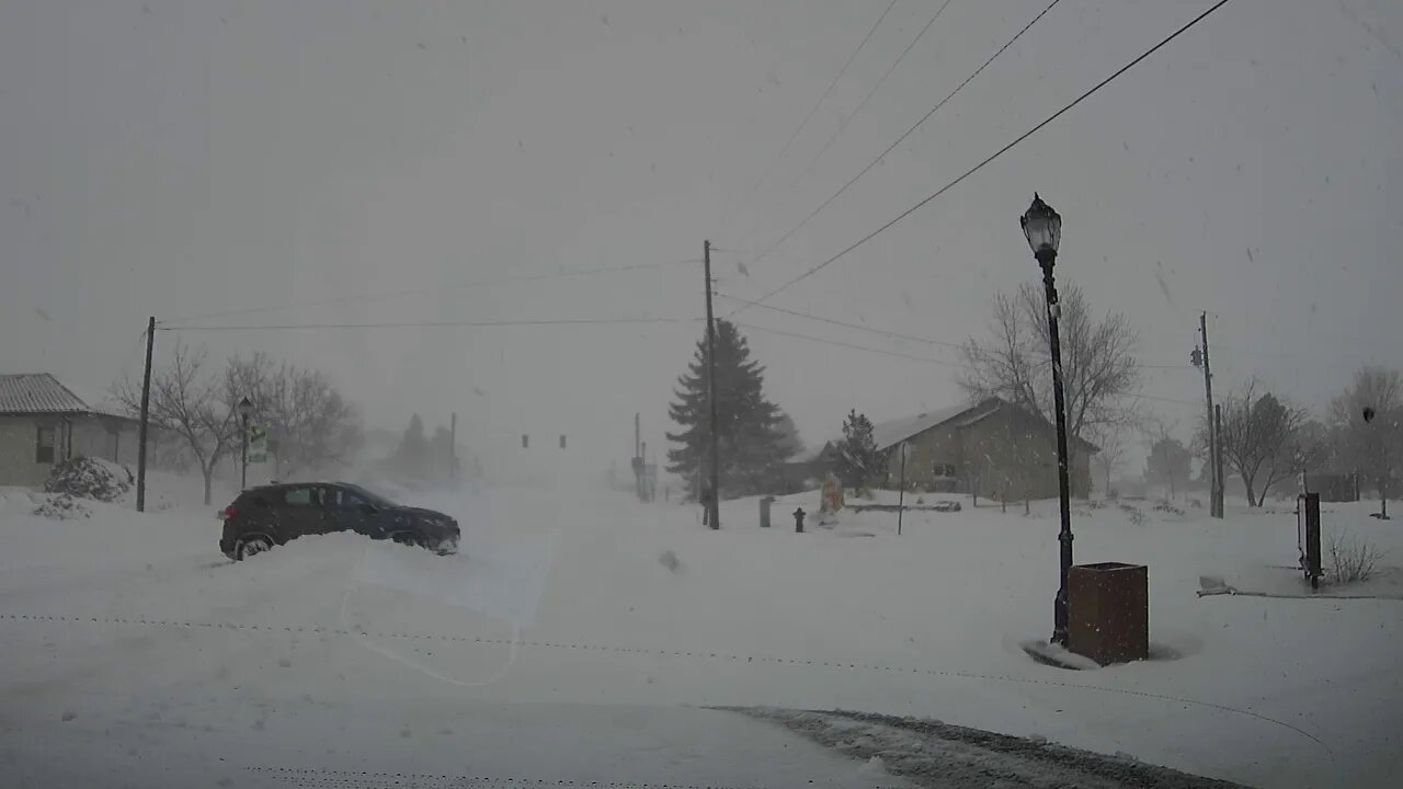 Blizzard March 14th 2021 - A little drive around Monument!