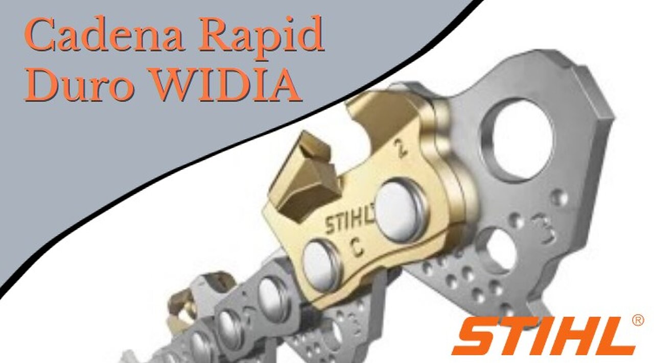 Cadena Sthil Rapid Duro WIDIA Diamante Vidia. Cadena sin necesidad de afilar
