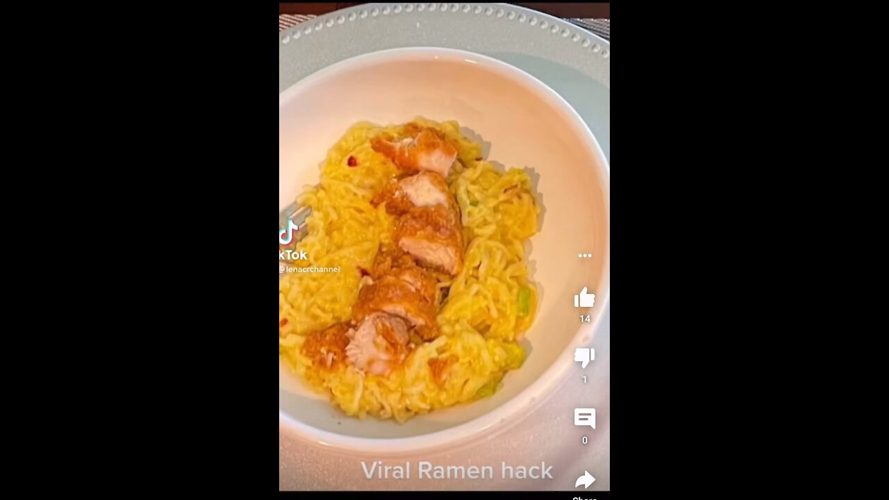 Viral TikTok Ramen Noodles Hack Recipe.