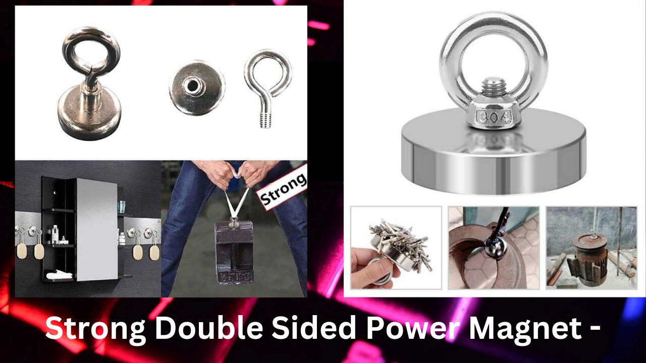 Strong Double Sided Power Magnet