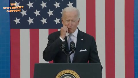 Biden keeps telling his classic story that Amtrak "should name half the line after" him.
