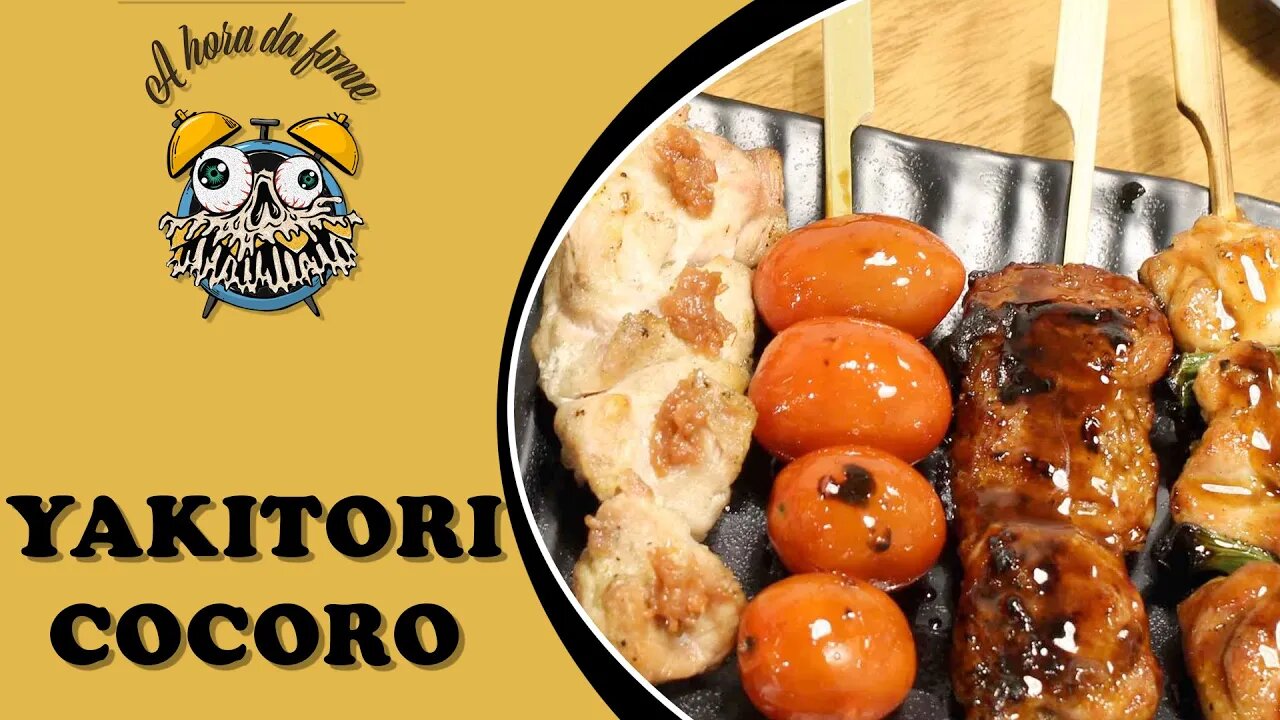 ESPETINHO JAPONÊS É NO YAKITORI COCORO