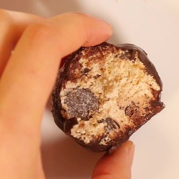 Salted smores truffles