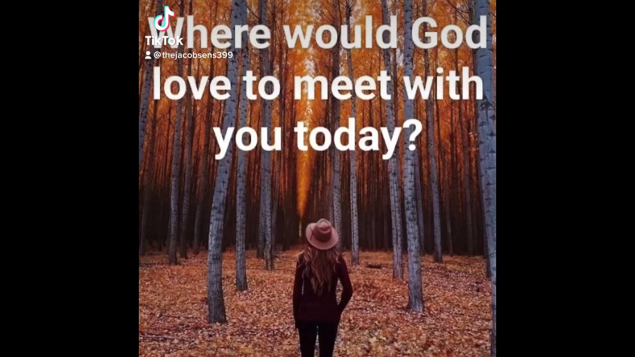 Meet with The LORD!