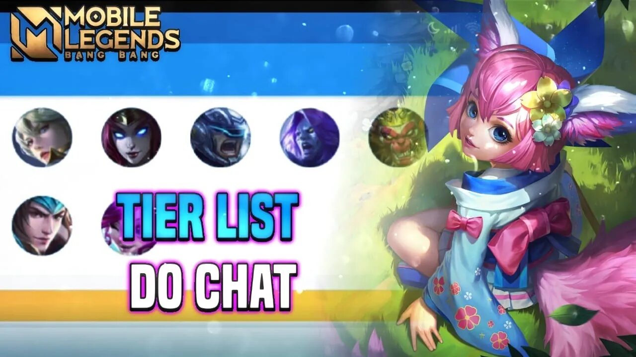 ESSA TIER LIST FOI FEITA PELO CHAT DA MINHA LIVE | MLBB