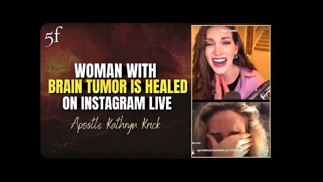 Woman with Brain Tumor is Healed on Instagram Live