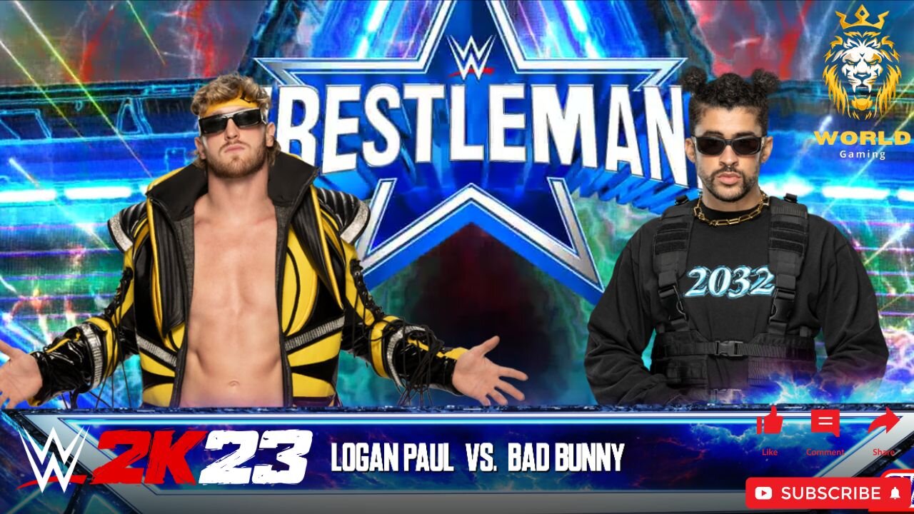 WWE 2K23 - Logan Paul vs. Bad Bunny