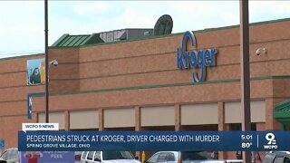 Docs: Woman intentionally hit two people with her car outside of a Kroger, killing one