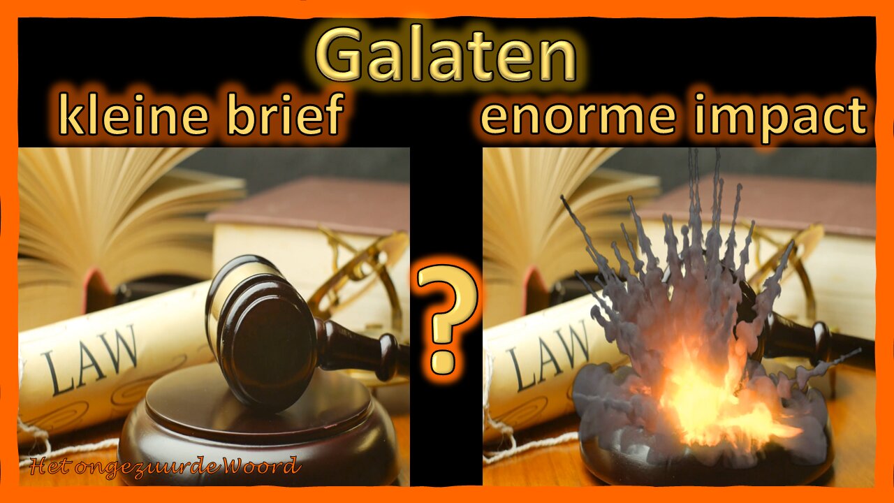 Galaten; kleine brief enorme impact!!