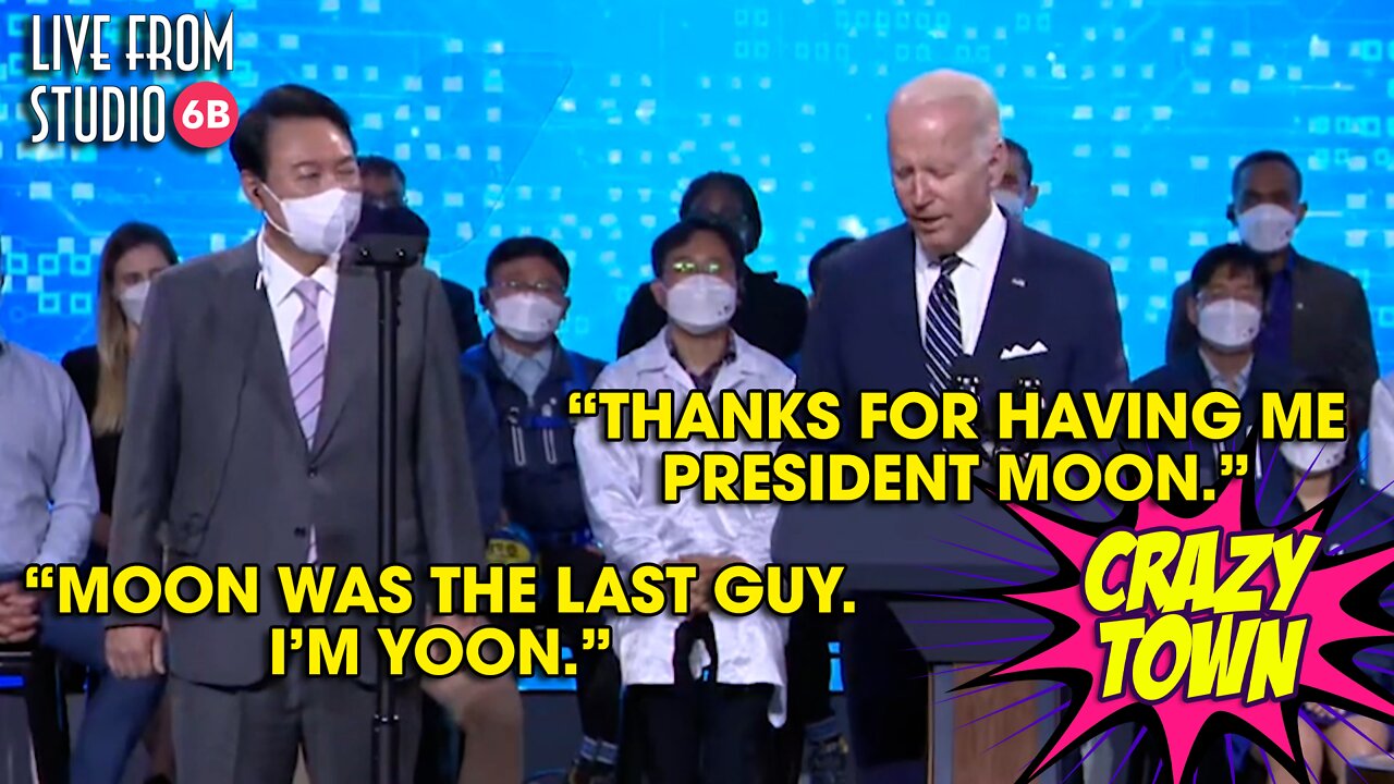 Biden Visits South Korea, Almost Gets President's Name Right (Crazy Town)