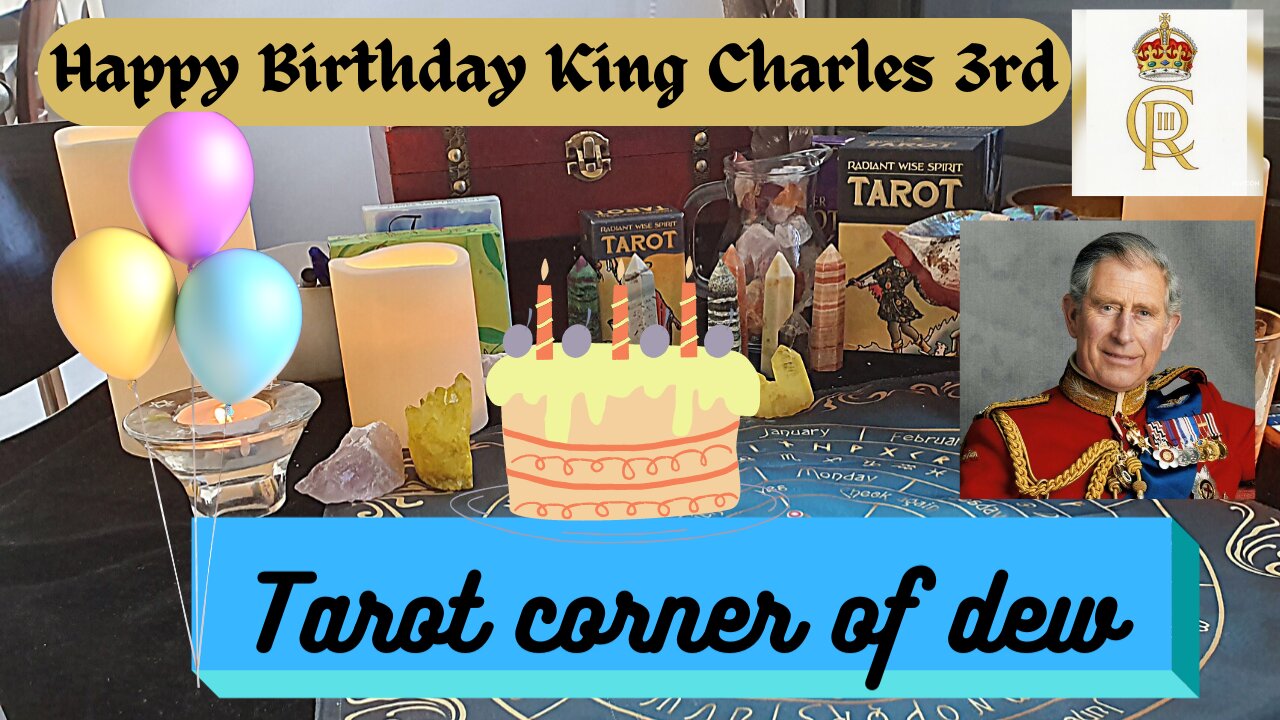 King Charles birthday spread - Happy Birthday