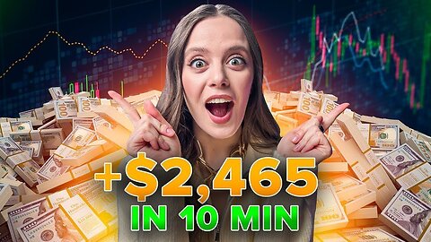 BINARY OPTIONS TRADING | IQ OPTION | PROFIT +$2,465 in 10 MIN - NEW TRADING STRATEGY