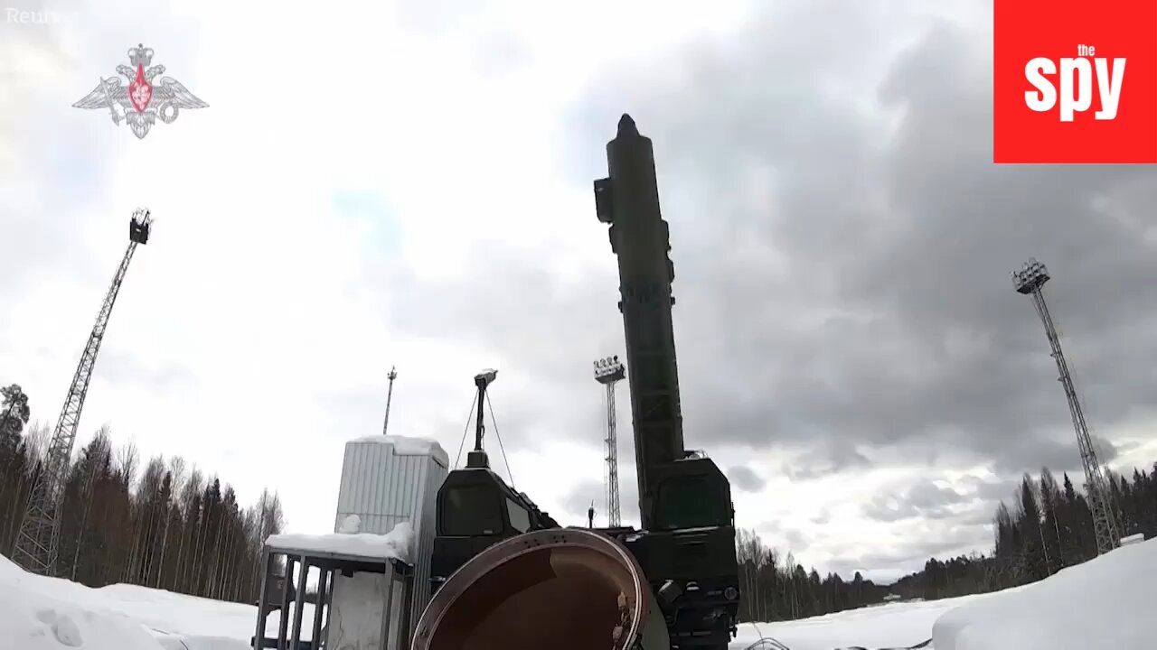 Russian Launches Intercontinental Ballistic Missile In Nuclear Training