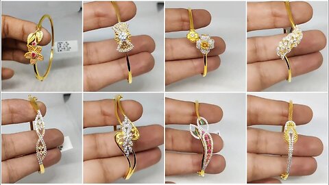 14 Best Light weight Gold Bracelet Designs with Weight for w