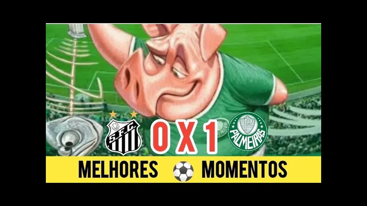 Santos 0x1 Palmeiras / AO VIVO - Melhores Momentos / 29/05/2022