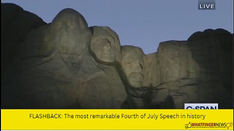 FLASHBACK: The most remarkable Fourth of July Speech in history