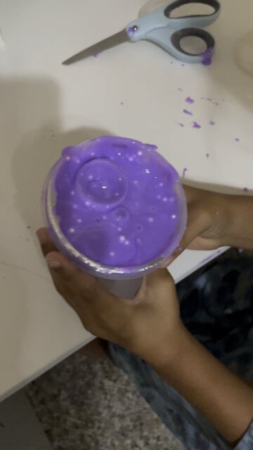 Accidental slime bubble