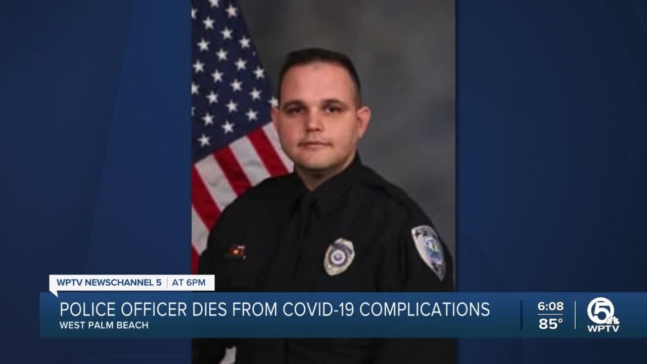 West Palm Beach police officer dies after experiencing COVID-19 complications