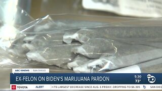 Local reaction to Biden's marijuana pardon