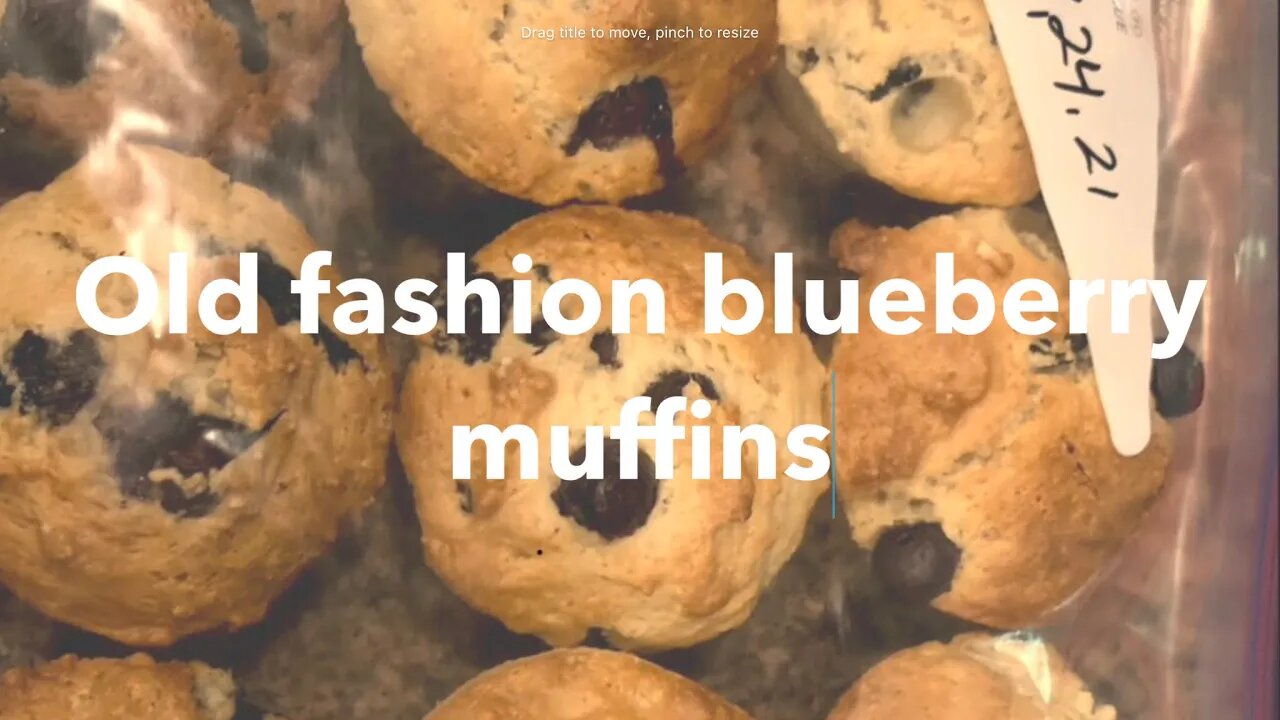 Old school blueberry muffins with less sugar#BlueberryMuffins #Blueberries