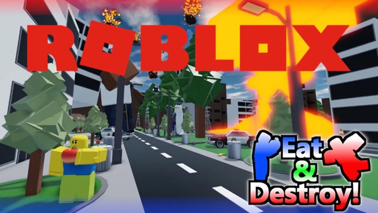 نصر ويوسف ولعبة ايت اند دستروي #EatAndDestroy #Roblox