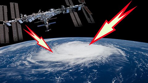 ⚠️ HURRICANE IDALIA ⚠️ SEEN FROM THE INTERNATIONAL SPACE STATION AFTER LANDFALL