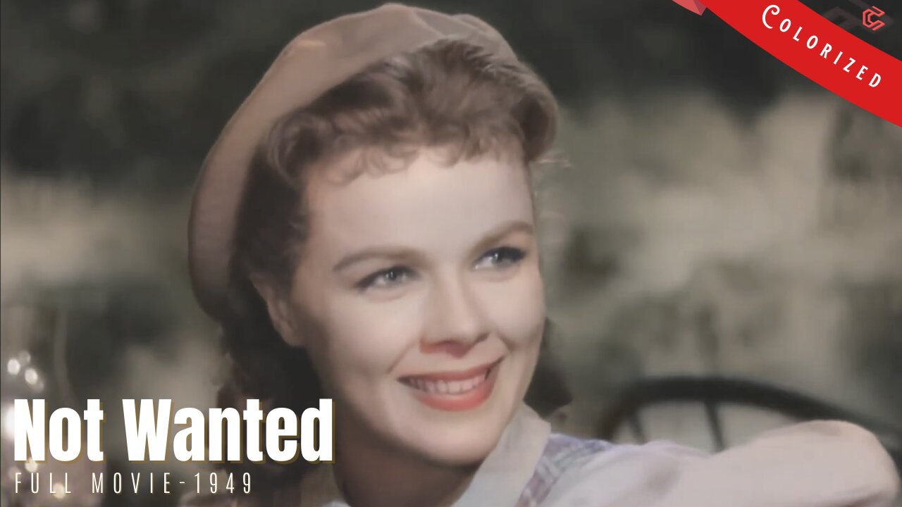 Not Wanted 1949 | Drama Film | Colorized | Full Movie | Sally Forrest, Keefe Brasselle, Ida Lupino