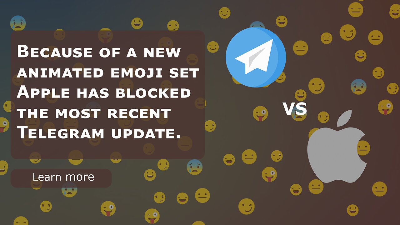 🔴 APPLE HAS BLOCKED THE TELEGRAM UPDATE 🔴
