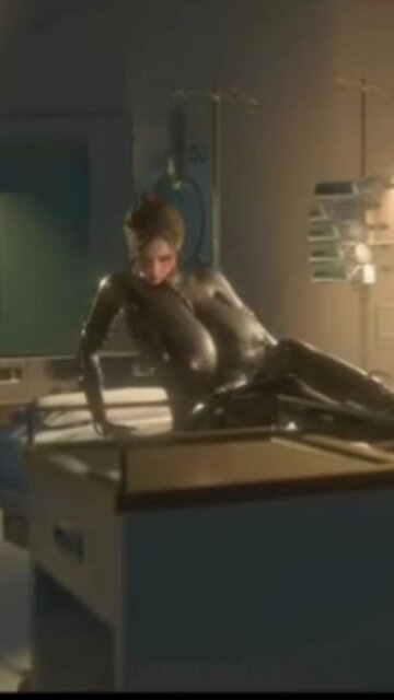 Resident evil MOD big boobs big butt black skintight