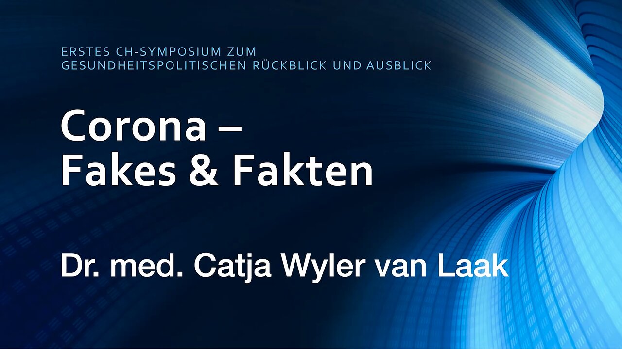 Dr. med. Catja Wyler v. Laak, Spezialärztin FMH, am 1. CH-Symposium - Sa, 6. April 2024