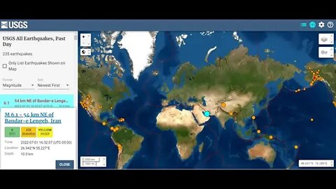 6.1 Magnitude Earthquake Strikes Iran July 1st 2022!