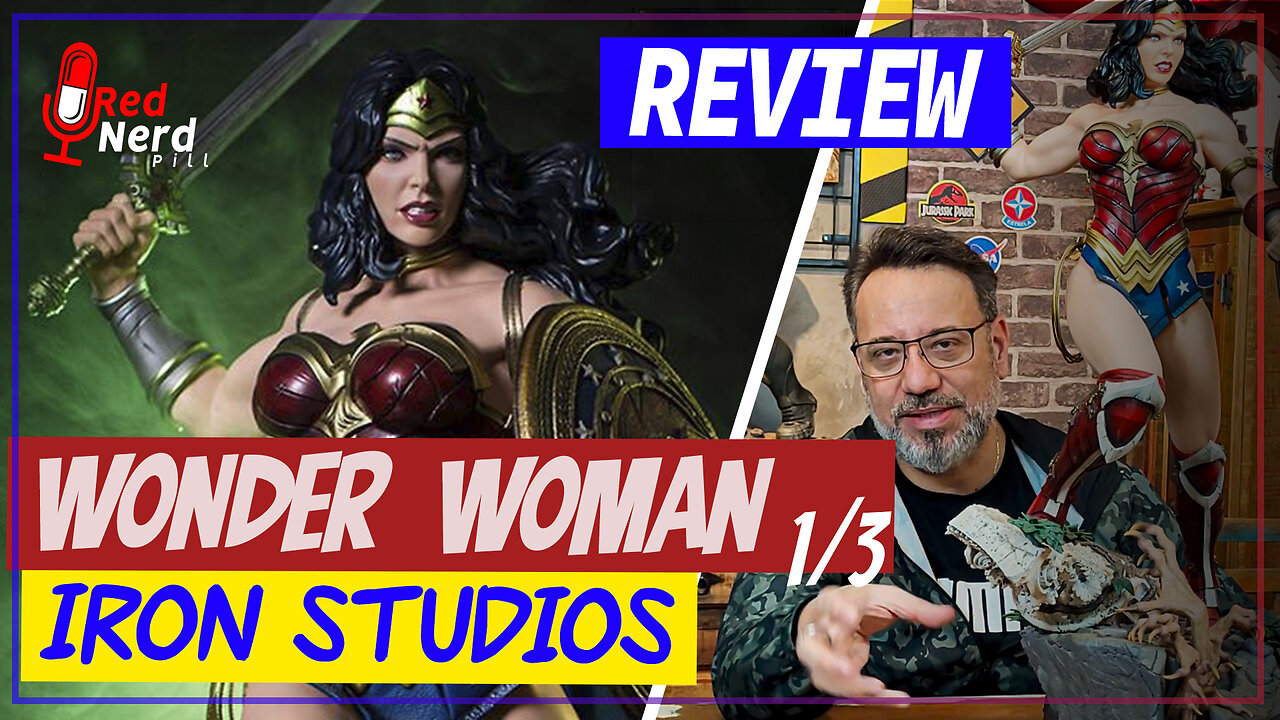 Review - Wonder Woman 1/3 - 1/10- Iron Studios - by Ivan Reis